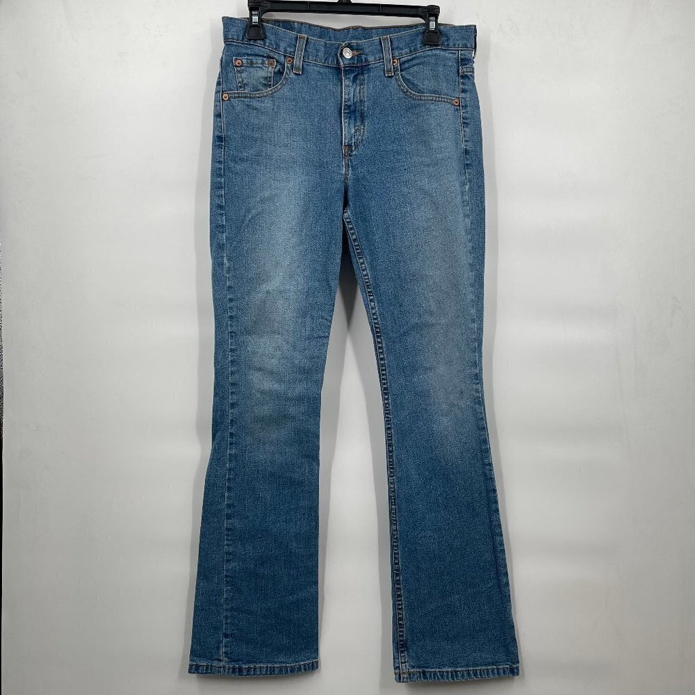 Levi's Relaxed Bootcut Stretch High Rise 8 Misses Denim Jeans Size 10 Women Blue